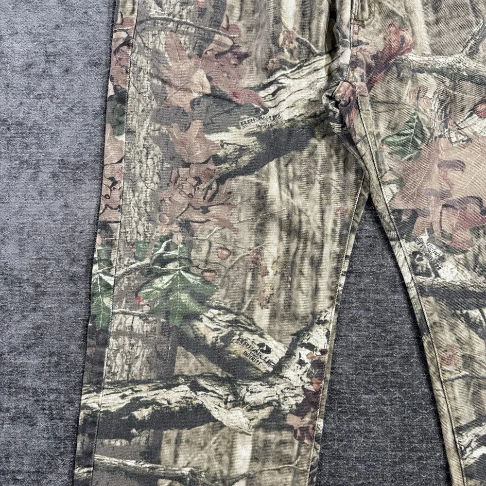 Mossy Oak Break-Up Infinity Pants Men's 38x30 Green Camo Hunting‎ Cotton Outdoor